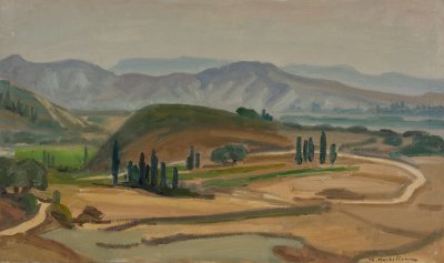 Kefalonia Pure Landscape — Oil painting, Canvas, 33.00×55.00cm — Theodoros Markellos